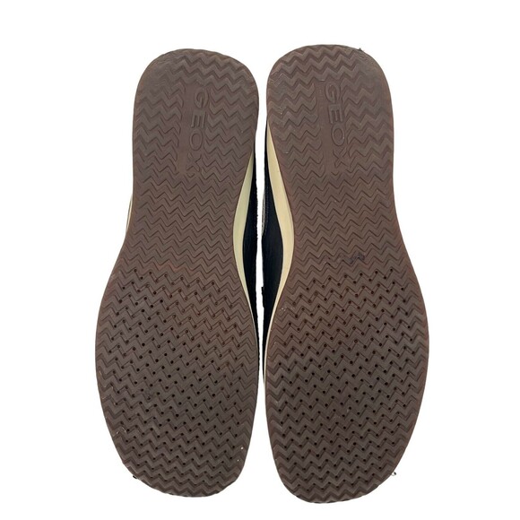 Geox Respira Men's Moc Toe Loafers Shoes  EU 44 / US 11  Blue Leather Slip-ons - Picture 10 of 10